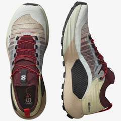 Salomon S/Lab Genesis Trail Running Shoes, Vanilla Ice/Decadent Chocolate/Black