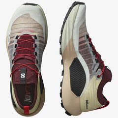 Salomon S/Lab Genesis Trail Running Shoes, Vanilla Ice/Decadent Chocolate/Black