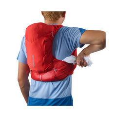 Salomon ADV Skin 12 Unisex Running Vest with flasks included, Goji Berry/Ebony