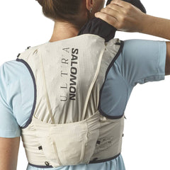 Salomon S/Lab Ultra 10 Set Running Vest, Vanilla Ice/Black