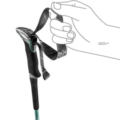 Leki Makalu Lite, Malachite Green/Dark Malachite Green/White