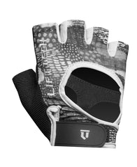 LiftTech Fitness Women's Elite Half-Finger Weightlifting Gloves, Black