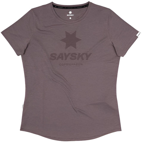 Saysky WMNS Logo Combat T-Shirt, Purple
