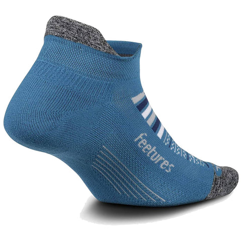 Feetures Elite Light Cushion No-Show Running Socks, Maui Blue