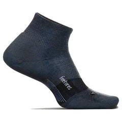 Feetures Merino 10 Max Cushion Quarter, Grey