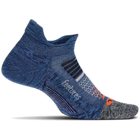 Feetures Elite Light Cushion No-Show Running Socks, Nebula Navy