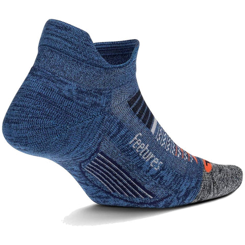 Feetures Elite Light Cushion No-Show Running Socks, Nebula Navy