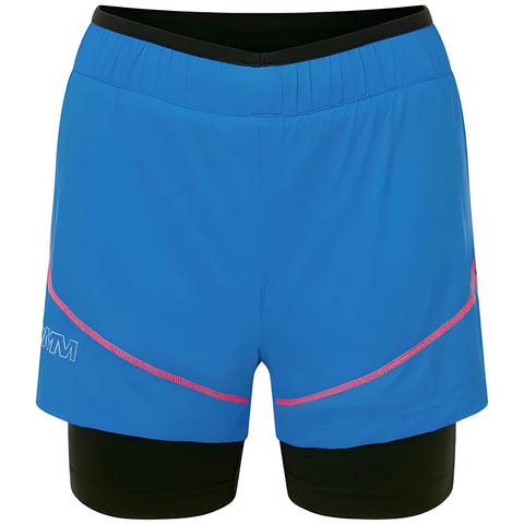 OMM Women's Pace Shorts, Blue/Pink