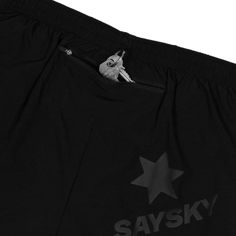 Saysky Pace Shorts 5", Black