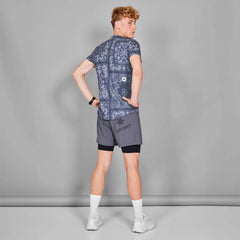 Saysky Paisley Combat T-Shirt, Blue Paisley AOP