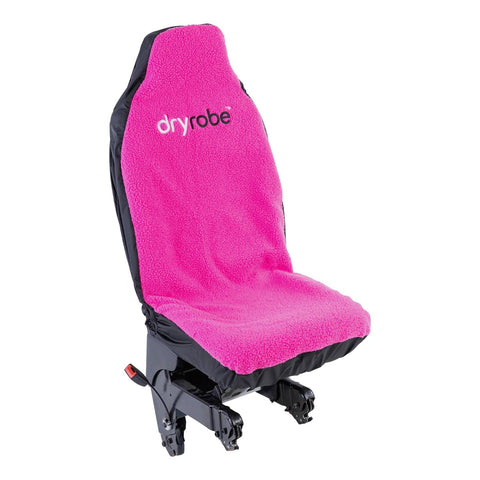 Dryrobe Water-repellent Car Seat Cover (Single), Pink/Black