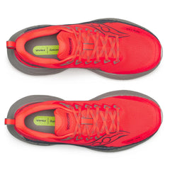 Saucony Ride TR3 Men's Trail Running Shoes, ViziRed/Gadget
