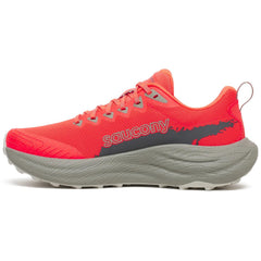 Saucony Ride TR3 Men's Trail Running Shoes, ViziRed/Gadget