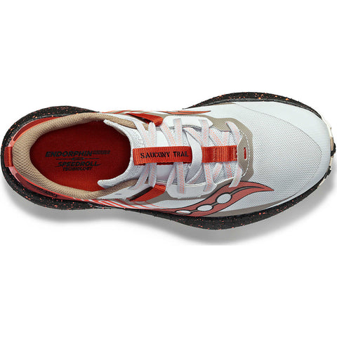 Saucony Endorphin Edge Women's Trail Running Shoes, Fog/Zenith