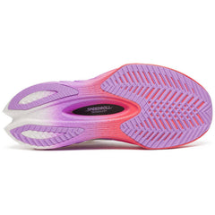 Saucony Endorphin Pro 4 Women's Running Shoes, White/Crocus