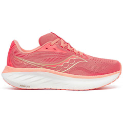 Saucony Ride 18 Women's Running Shoes, Coral/Salomon
