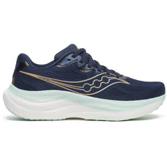 Saucony Ride 19 Women's Running Shoes, Navy/Aqua