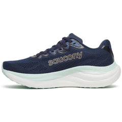 Saucony Ride 19 Women's Running Shoes, Navy/Aqua
