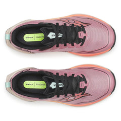 Saucony Peregrine 16 Women's Trail Running Shoes, Mauve/Salmon