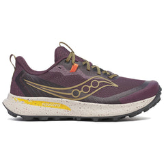 Saucony Peregrine 15 Women's Trail Running Shoes, Wine/Kodiak