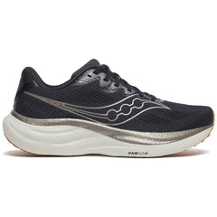 Saucony Ride 19 Men's Running Shoes, Black/Pewter