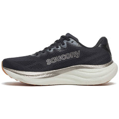Saucony Ride 19 Men's Running Shoes, Black/Pewter