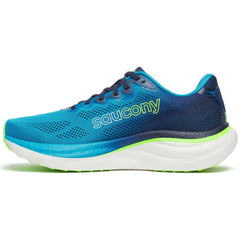 Saucony Ride 19 Men's Running Shoes, Cobalt/Slime