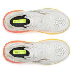 Saucony Guide 19 Men's Running Shoes, Ivory/Fire