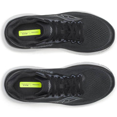 Saucony Guide 19 Men's Running Shoes, Black/Silver