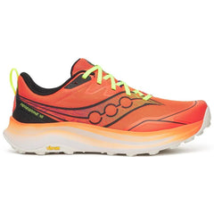 Saucony Peregrine 16 Men's Trail Running Shoes, Fire/Black