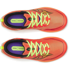 Saucony Peregrine 16 Men's Trail Running Shoes, Fire/Black