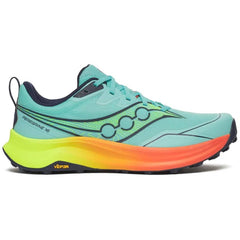 Saucony Peregrine 16 Men's Trail Running Shoes, Splash/Citron