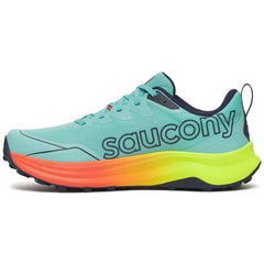 Saucony Peregrine 16 Men's Trail Running Shoes, Splash/Citron