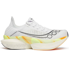 Saucony Endorphin Elite 2 Running Shoes, White/Peel