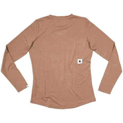 Saysky WMNS Logo Pace Long Sleeve, Brown
