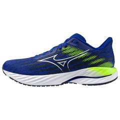 Mizuno Wave Inspire 21 Men's Running Shoes, Reflex Blue C/White/Green Gecko