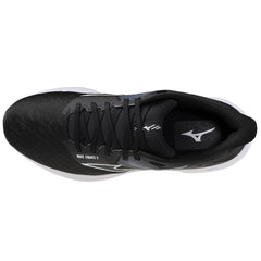 Mizuno Wave Equate 9 Men's Running Shoes, Black/White/Vintage Indigo