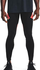 Under Armour Speedpocket Men's Tights, Black/Venom Red