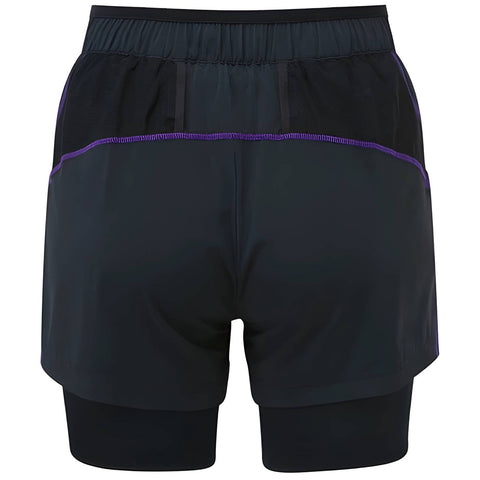OMM Women's Pace Shorts, Black/Purple