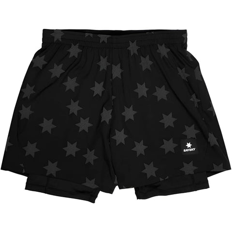 Saysky Star 2in1 Pace Shorts 5", Black