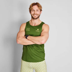 Saysky Statement Combat Singlet, Green
