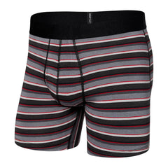 Saxx DropTemp Cooling Mesh Boxer Briefs, College Stripe/Grey