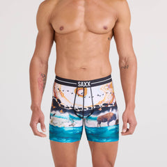 Saxx Volt Breathable Mesh Boxer Briefs, Great Migration/Multi