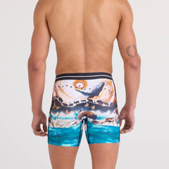 Saxx Volt Breathable Mesh Boxer Briefs, Great Migration/Multi