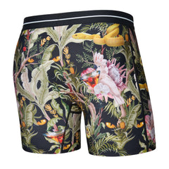 Saxx Volt Breathable Mesh Boxer Briefs, Jungle Juice/Black