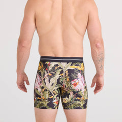 Saxx Volt Breathable Mesh Boxer Briefs, Jungle Juice/Black