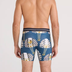 Saxx Volt Breathable Mesh Boxer Briefs, Off he Chain/Rich Teal