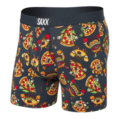 Saxx Vibe Super Soft Boxer Briefs, Food Fight/India Ink