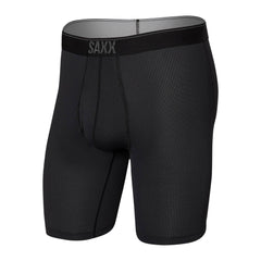 Saxx Quest Quick-Dry Mesh Boxer Briefs, Black II