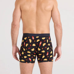 Saxx Vibe Xtra 2-Pack Boxer Briefs, Flamin Hot/Black